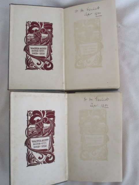 1899 - ANNE OF GEIERSTEIN BY SIR WALTER SCOTT - VOL.I AND II