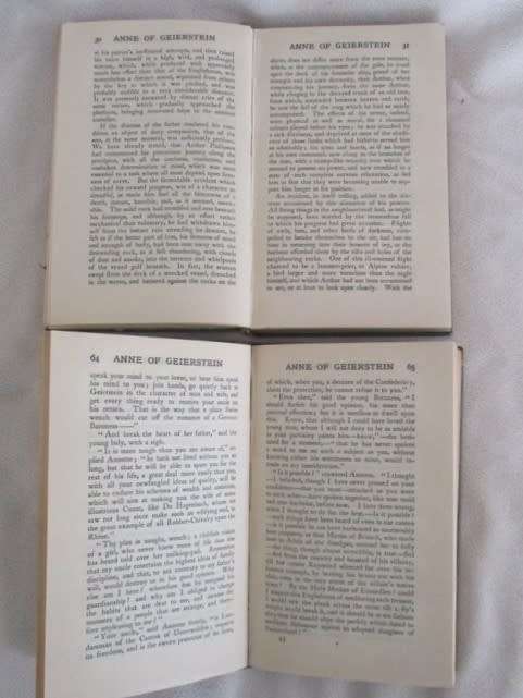 1899 - ANNE OF GEIERSTEIN BY SIR WALTER SCOTT - VOL.I AND II