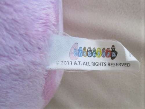 30CM TALL PLUSH 2011 BARBAPAPA - CUTE AND CUDDLY!