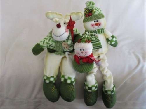 FOR BERRY ONLY - CHRISTMAS IS COMING - TWO BEAUTIFUL SCANDINAVIAN SHELF SITTERS PLUS