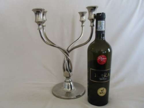A LARGE CANDLESTICK - 4 CANDLE HOLDER