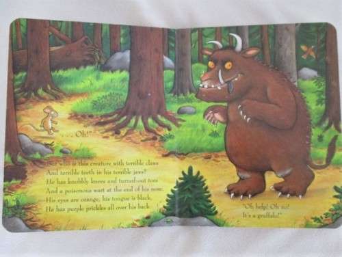 WHAT'S NOT TO LOVE ABOUT THE GRUFFALO?? CUTE 1999 BOARD BOOK