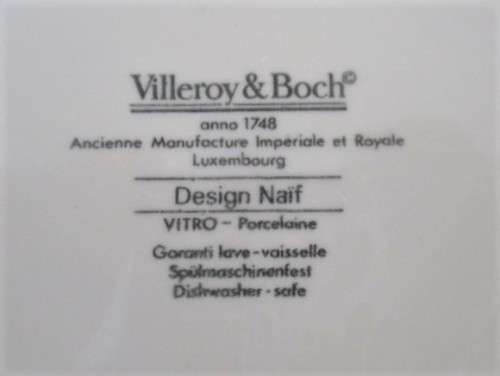 LARGE VILLEROY & BOCH NOAH'S ARK LIDDED TRINKET/BON BON DISH