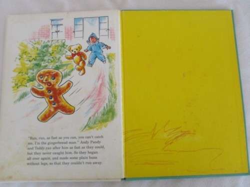 RATHER RARE 1973 HARD COVER  ANDY PANDY AND THE GINGERBREAD MAN