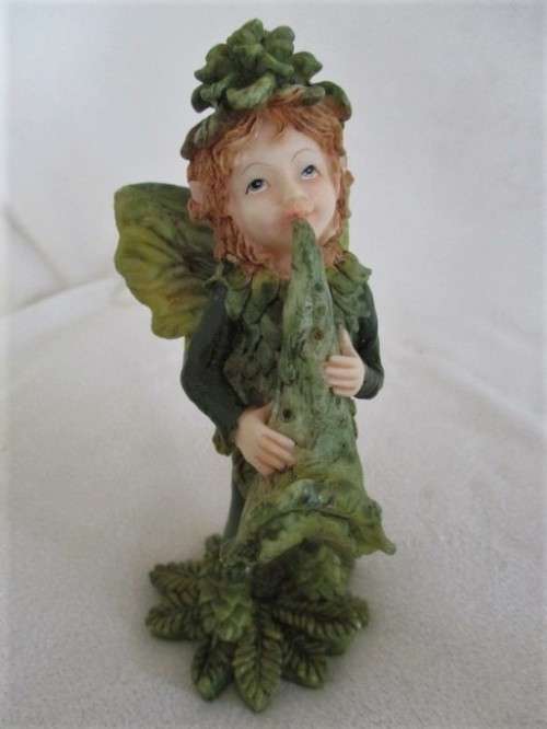 TWO CUTE PIXIES TO DISPLAY IN YOUR FAIRY GARDEN