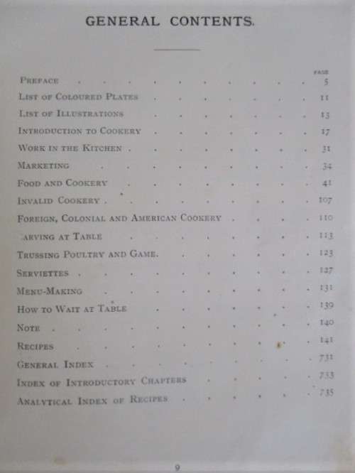 1907 - A VERY OLD AND COLLECTABLE EDITION OF MRS BEETON'S EVERY-DAY COOKERY - 113 YEARS OLD!