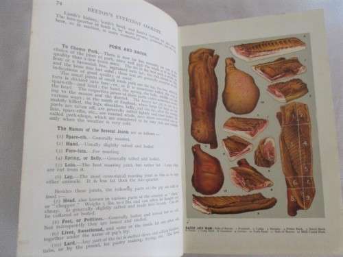 1907 - A VERY OLD AND COLLECTABLE EDITION OF MRS BEETON'S EVERY-DAY COOKERY - 113 YEARS OLD!