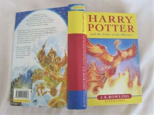 HARRY POTTER AND THE ORDER OF THE PHOENIX - 1ST EDITION HARD COVER WITH DUST JACKET