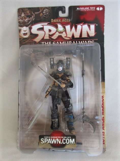 DARK AGES SPAWN THE SAMURAI WARS - LOTUS ANGEL WARRIOR - McFARLANE -MIB WITH ACCESORIES