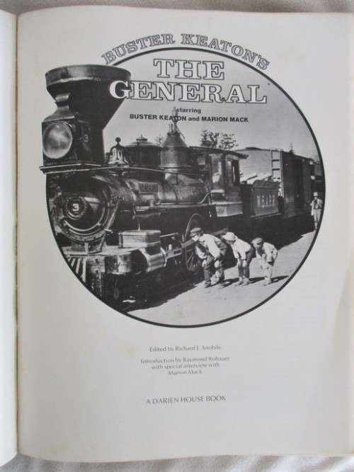AN INTERESTING BOOK RECONSTRUCTING THE SILENT MOVIE `THE GENERAL` IN OVER 2100 FRAME BLOW-UP PHOTOS