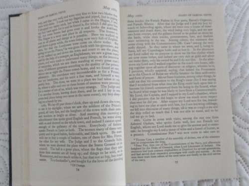 1953 HARD COVERS PLUS DUST COVERS - COMPLETE SET OF THREE VOLUMES OF THE DIARY OF SAMUEL PEPYS