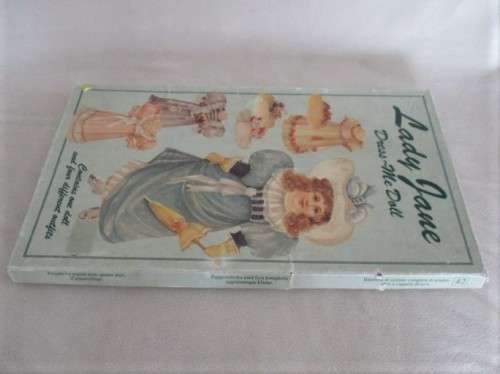 LARGE LADY JANE DRESS-ME  PAPER DOLL WITH FOUR DIFFERENT VICTORIAN OUTFITS IN ORIGINAL BOX