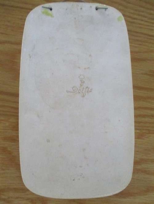 A RATHER RARE VINTAGE 1961 DELFT CHRISTMAS TILE/PLAQUE
