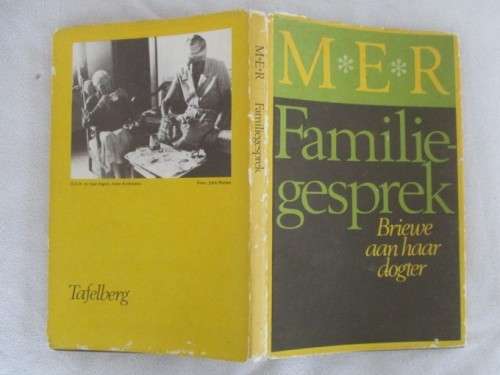 MER - 1976 HARDEBAND MET STOFOMSLAG - MER - EERSTE UITGAWE, EERSTE DRUK - FAMILIE-GESPREK