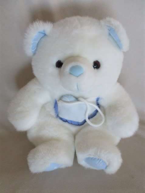 SOFT AND WHITE AND CLEAN AND FLUFFY - A GROUP OF SIX CUTE TOYS FOR BABY