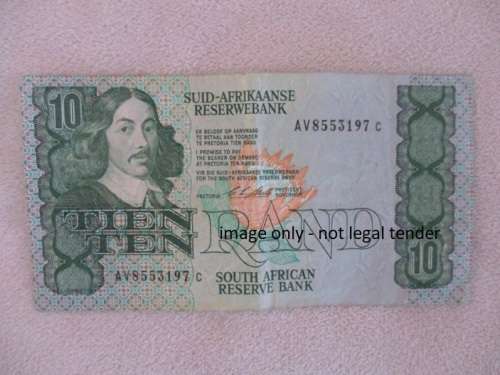 SOME OLD CIRCULATED SOUTH AFRICAN BANK NOTES IN ABSA FOLDER