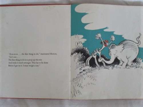 1965 - AN EARLY EDITION OF HORTON HATCHES THE EGG BY THE BELOVED DR SEUSS