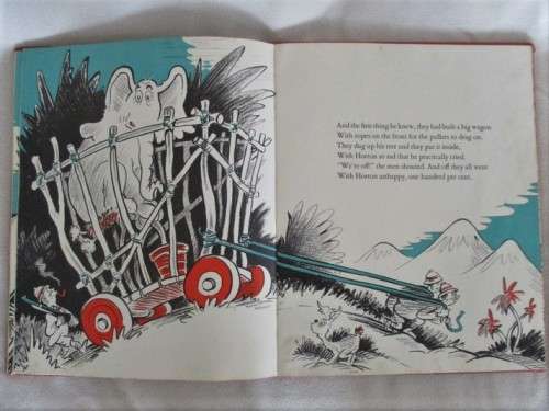 1965 - AN EARLY EDITION OF HORTON HATCHES THE EGG BY THE BELOVED DR SEUSS