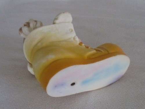 ADORABLE VINTAGE RUBBER PUP IN BOOT