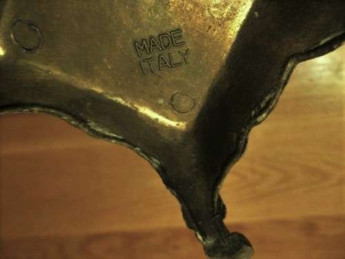 VINTAGE SPELTER-LIKE ART DECO "SCALES OF JUSTICE" BALANCING SCALE - MADE IN ITALY