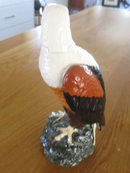 RARE ROYAL DOULTON FISH EAGLE DECANTER MADE FOR S.A. BRANDY AND MODELLED BY JOHN G. TONGUE - 1984