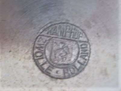 Antique Dutch Pewter Beaker - Kamphof Zwolle Holland - Circa early 1900s