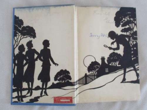 EARLY EDITION HARD COVER - ONE OF THE NANCY DREW SERIES - THE MYSTERY AT THE MOSS-COVERED MANSION