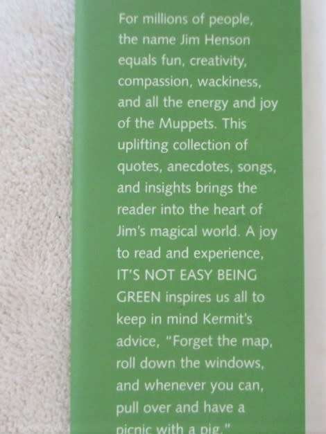 TWO COLLECTABLE MINIATURE BOOKS - HARDCOVERS WITH DUST JACKETS -ONE OF THE MUPPET'S KERMIT THE FROG