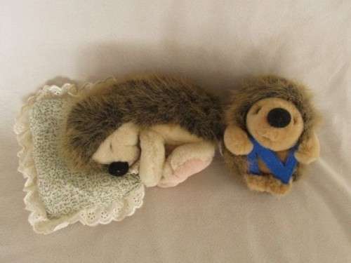 TWO CUTE AND COLLECTABLE RUSS BERRIE HEDGEHOGS