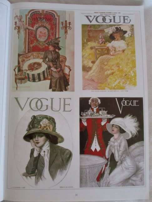 STUNNING!!  THE ART OF VOGUE COVERS 1909 - 1940 BY WILLIAM PACKER