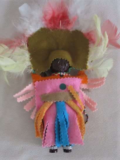 RARE! A VINTAGE ZULU DOLL IN RICKSHAW GARB!