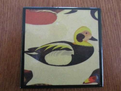 SIX VINTAGE COASTERS DISPLAYING VARIOUS DIFFERENT DUCKS - IN BOX - GREAT CONDITION