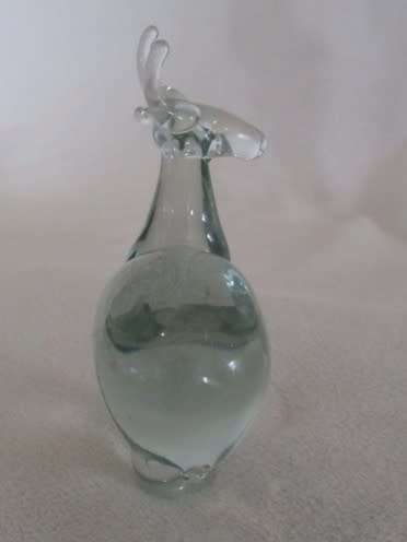 SMALL NGWENYA GLASS ANTELOPE - ELAND?? IN PERFECT CONDITION