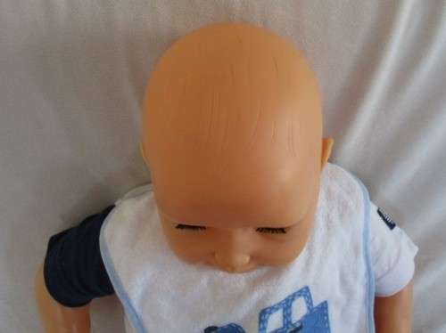 LARGE VINTAGE 1980's PRIMA BABY ANGEL DOLL - 60CM TALL