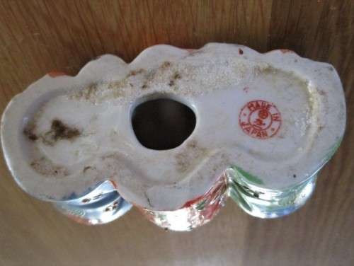 VINTAGE JAPANESE PORCELAIN - THREE WISE MONKEYS (SPEAK NO EVIL, HEAR NO EVIL, SEE NO EVIL)