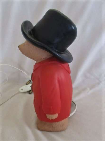 A VERY RARE VINTAGE 1978 FILM FAIR PADDINGTON BEAR BEDSIDE LAMP IN PERFECT WORKING ORDER