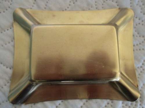 COLLECTABLE AFRICANA - VINTAGE VOORTREKKER MONUMENT BRASS ASHTRAY DATED 16 DECEMBER 1949
