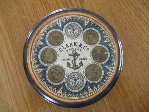 ANTIQUE (CIRCA 1867 - 1899) WOODEN MAUCHLINE WARE STRING BOX COMMEMORATING ROBERT BURNS - SO SPECIAL