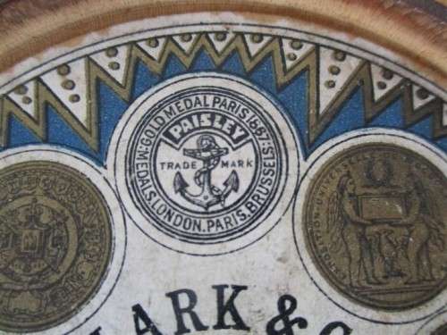 ANTIQUE (CIRCA 1867 - 1899) WOODEN MAUCHLINE WARE STRING BOX COMMEMORATING ROBERT BURNS - SO SPECIAL