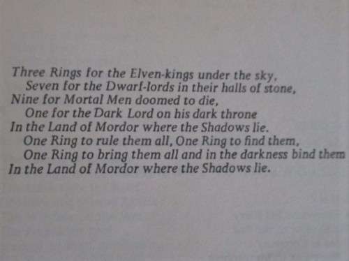1987 - THE LORD OF THE RINGS BY J.R.R. TOLKIEN (ALL THREE VOLUMES IN ONE BOOK)