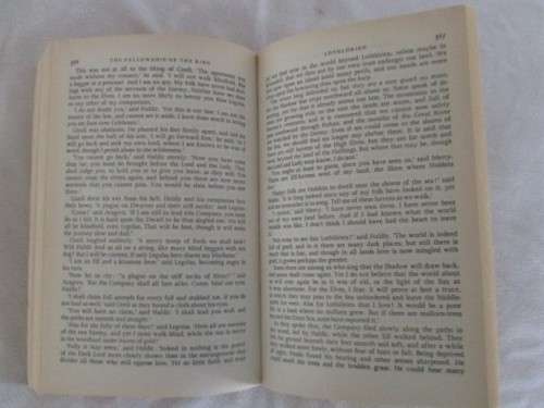 1987 - THE LORD OF THE RINGS BY J.R.R. TOLKIEN (ALL THREE VOLUMES IN ONE BOOK)