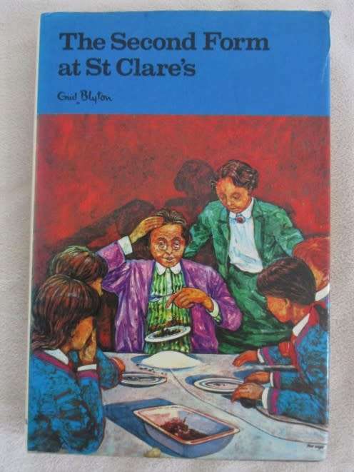 1973 HARD COVER PLUS DUST COVER - ENID BLYTON - THE SECOND FORM AT ST CLARE`S