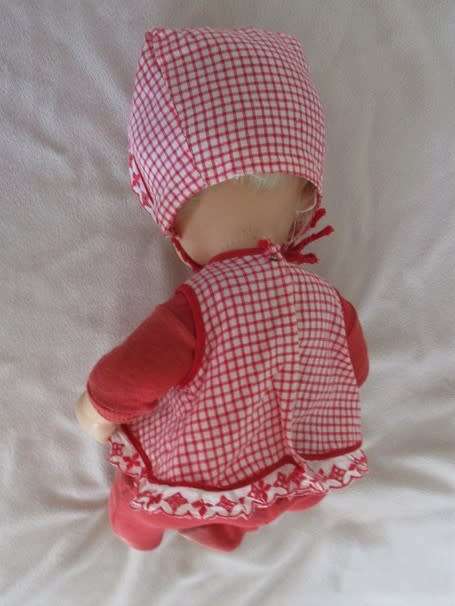 EXTREMELY RARE VINTAGE RATTI, ITALY BABY DOLL WITH POSEABLE FOAM BODY AND THE CUTEST FACE