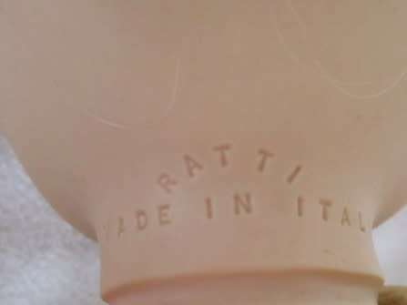 EXTREMELY RARE VINTAGE RATTI, ITALY BABY DOLL WITH POSEABLE FOAM BODY AND THE CUTEST FACE