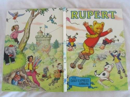 1982 HARD COVER - COLLECTABLE DAILY EXPRESS ANNUAL - RUPERT