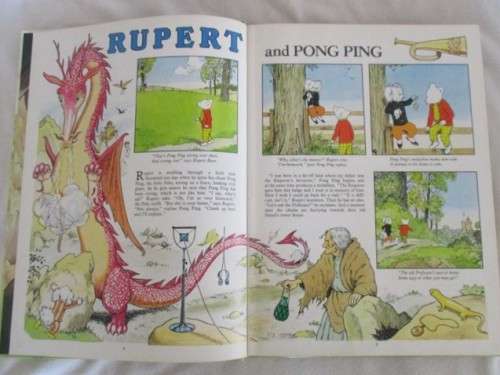 1982 HARD COVER - COLLECTABLE DAILY EXPRESS ANNUAL - RUPERT