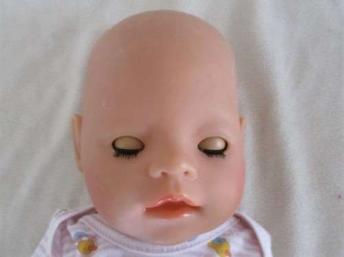 MORE BARGAINS -  42CM TALL ZAPF CREATIONS BABY BORN DOLL WITH BABY BORN BABY-GRO AND T-SHIRT