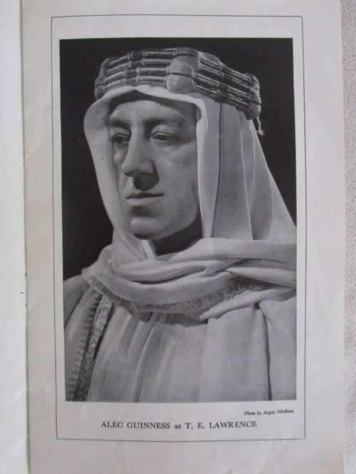 1960 FIRST PERFORMANCE PROGRAMME OF `ROSS` WITH THE INDOMITABLE ALEC GUINNESS