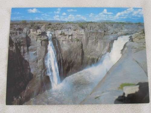 THREE POSTCARDS OF THE AUGRABIES FALLS NATIONAL PARK - UNUSED