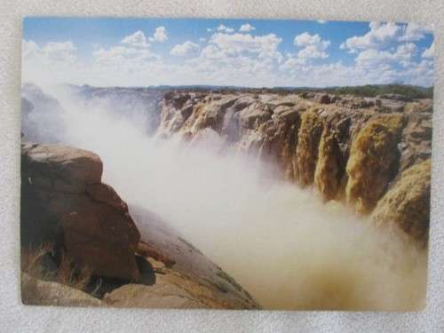 THREE POSTCARDS OF THE AUGRABIES FALLS NATIONAL PARK - UNUSED